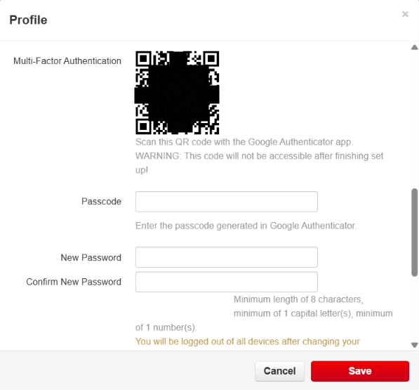 Scan your QR code screenshot