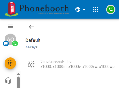 Phonebooth personal call routing interface